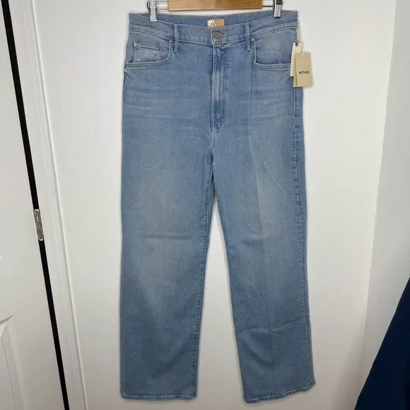 MOTHER NWT The Maven Sneak High Rise Straight Leg Jeans - Picture 3 of 10